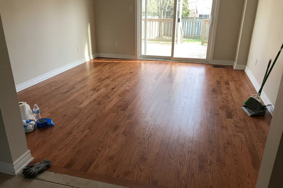 Willowdale Pet-Damage Rescue, Willowdale, North York: hardwood refinishing Toronto project
